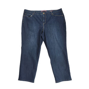 Gloria Vanderbilt Amanda Jean Plus Size 22W Short Petite Tapered Leg Stretch NWT